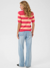 Lizza Striped Knit in Raspberry/Peach from Kaffe