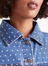 Denim Jacket in Blue with Spots from Compañia Fantastica