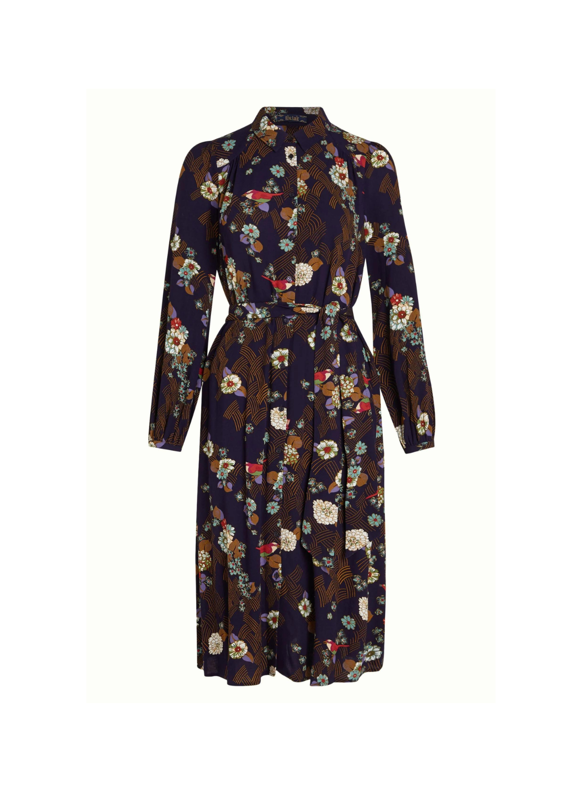 Carina Dress Rising in Evening Blue from King Louie