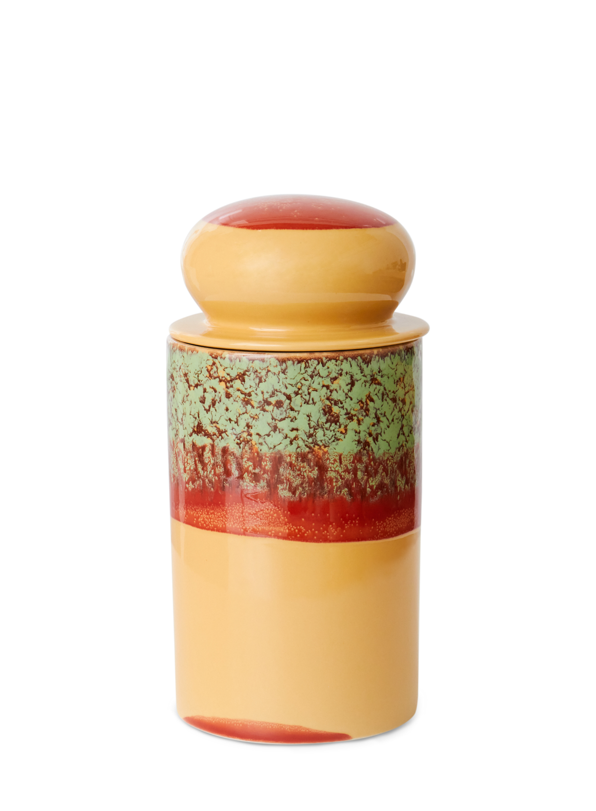 HK Living 70s Ceramics Storage Jar in Cove
