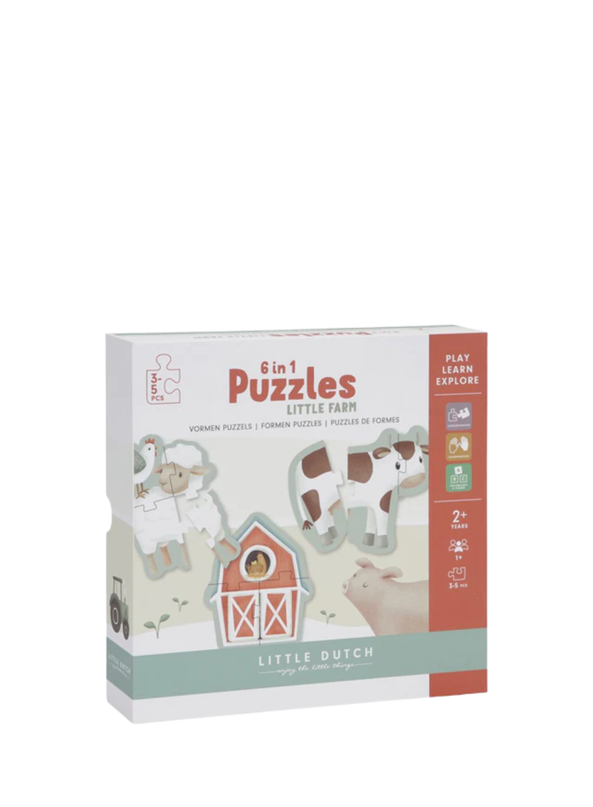 Little Dutch 6 in 1 Puzzle