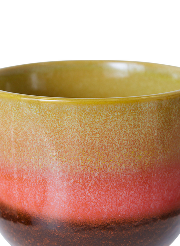 Retro Flower Pot Lime Green from HK Living