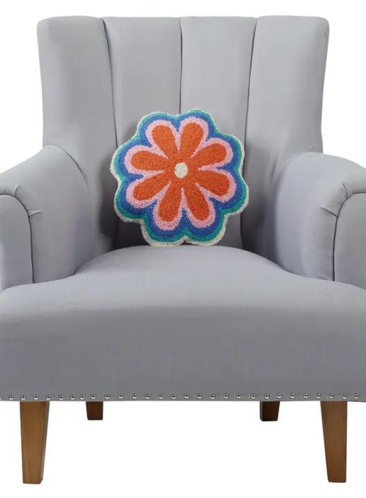 Flower Vibe Hook Cushion from Peking Handicraft