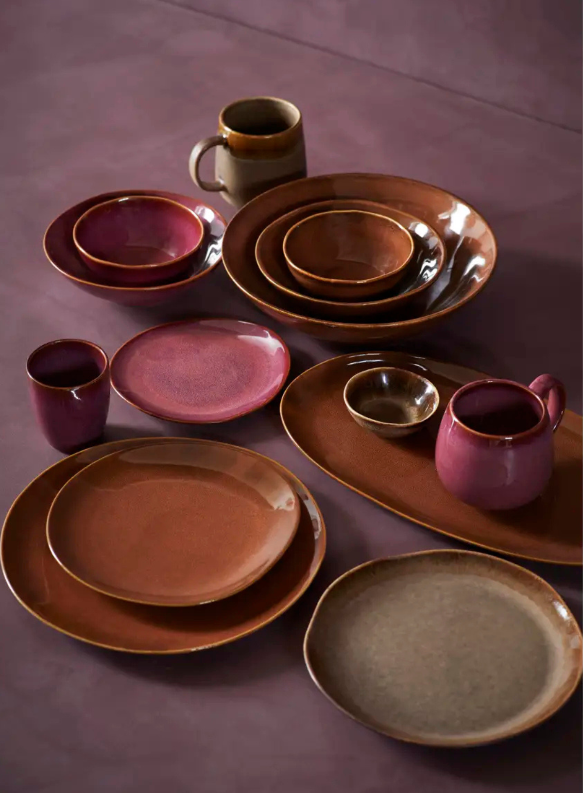 Asta Plum Stoneware Cup from Madam Stoltz