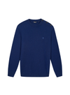 Lucio Wool Pullover in Dark Blue from Faguo