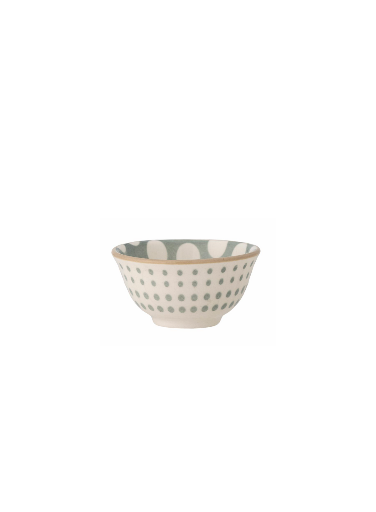 Bloomingville Small Spotty Green Maple Stoneware Bowl
