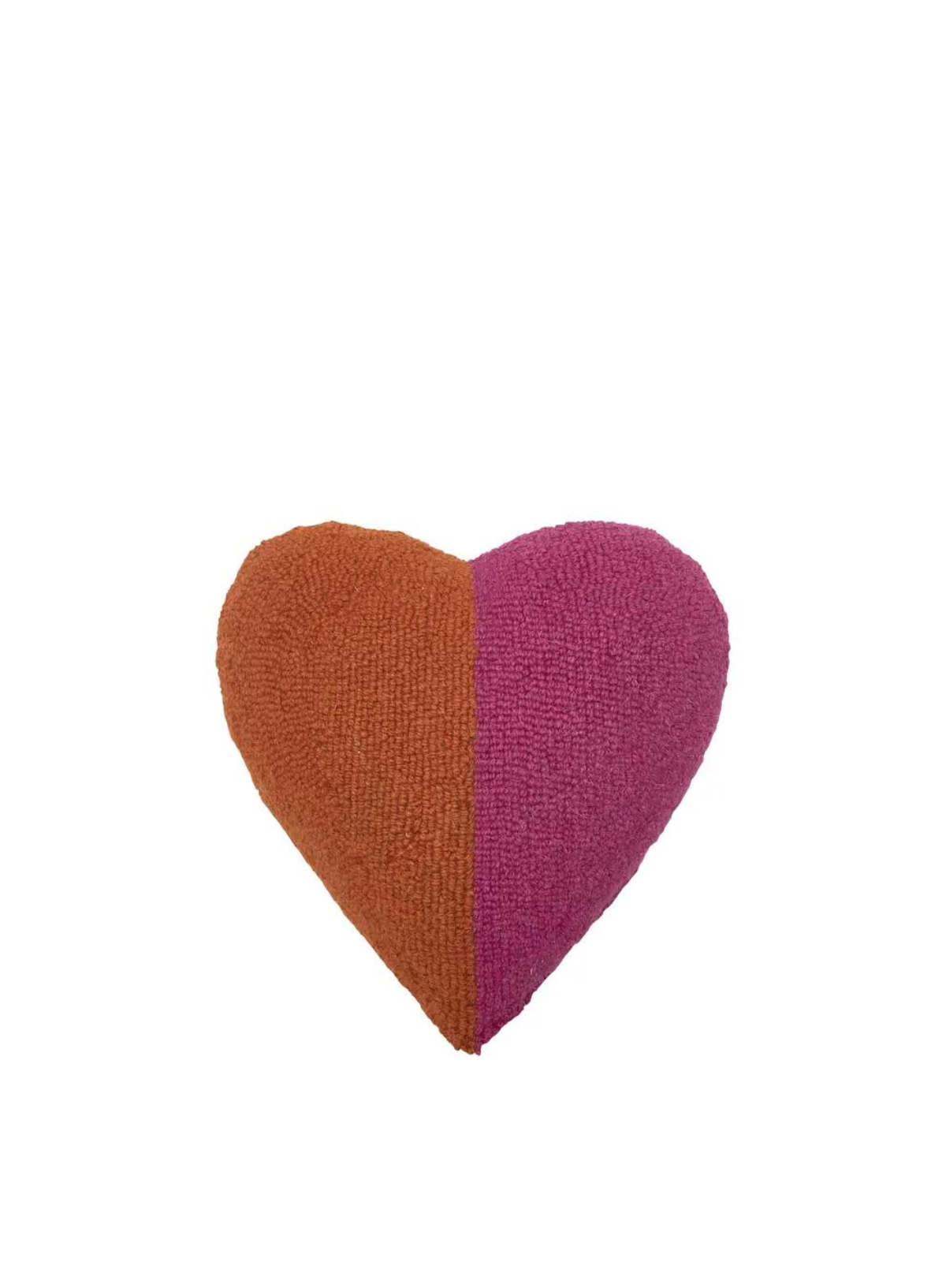 Split Heart Shaped Hook Cushion from Peking Handicraft