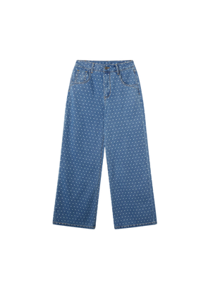 Denim Jeans in Blue with Spots from Compañia Fantastica