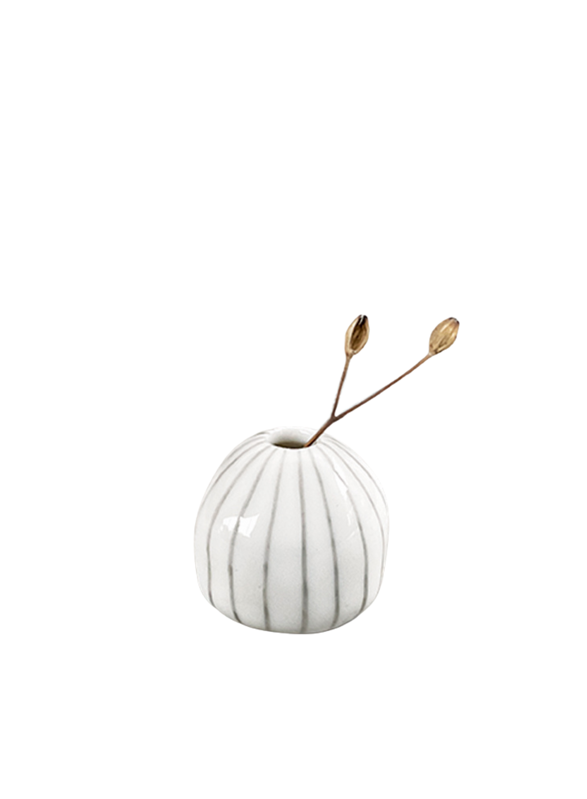 East of India Medium Round pebble vase