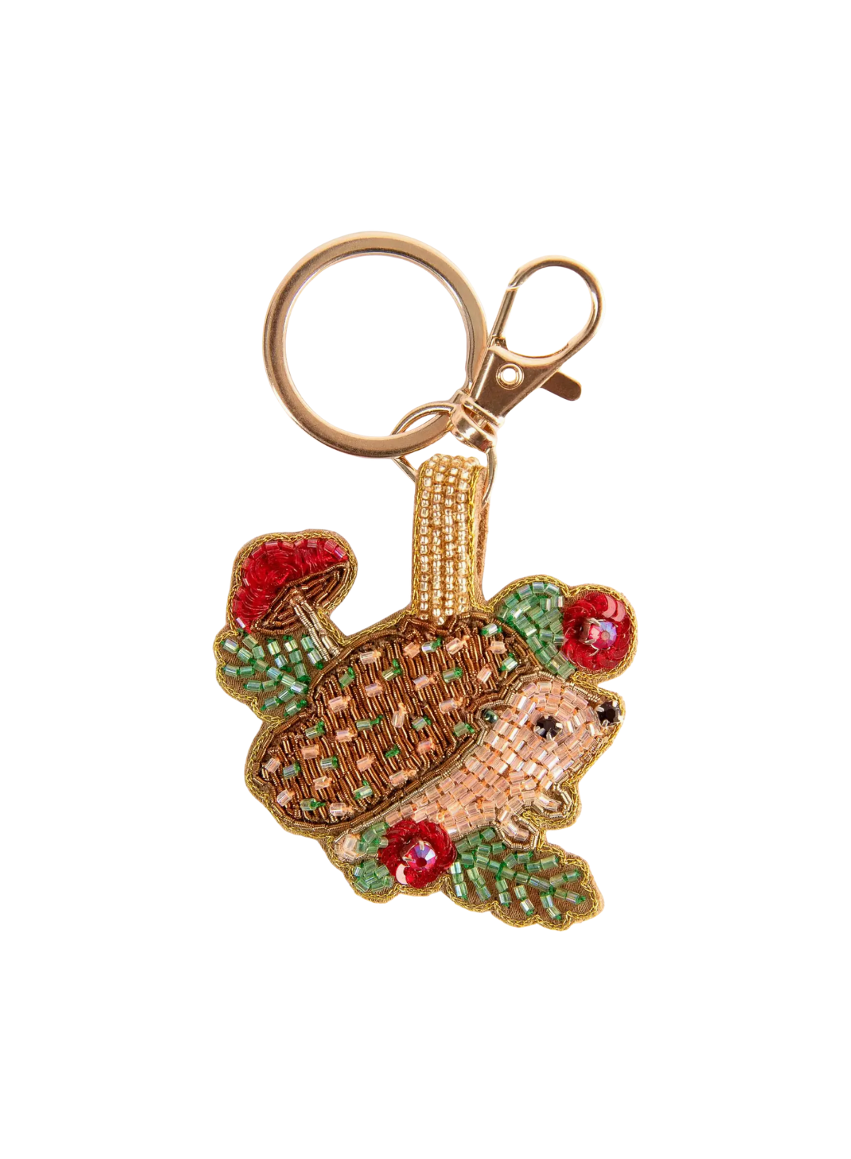 Powder Design Beaded Keyring - Hedgehog