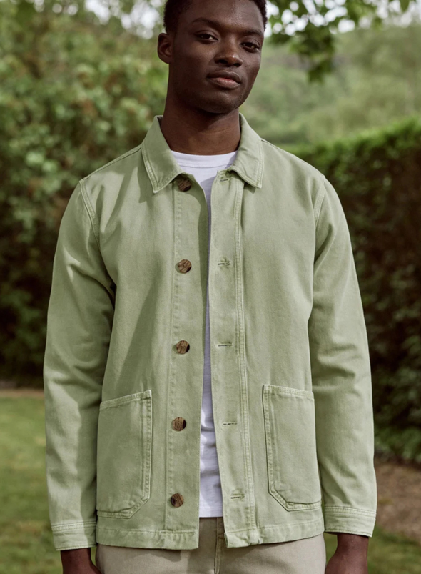 Liffre Woven Jacket in Kaki from Faguo