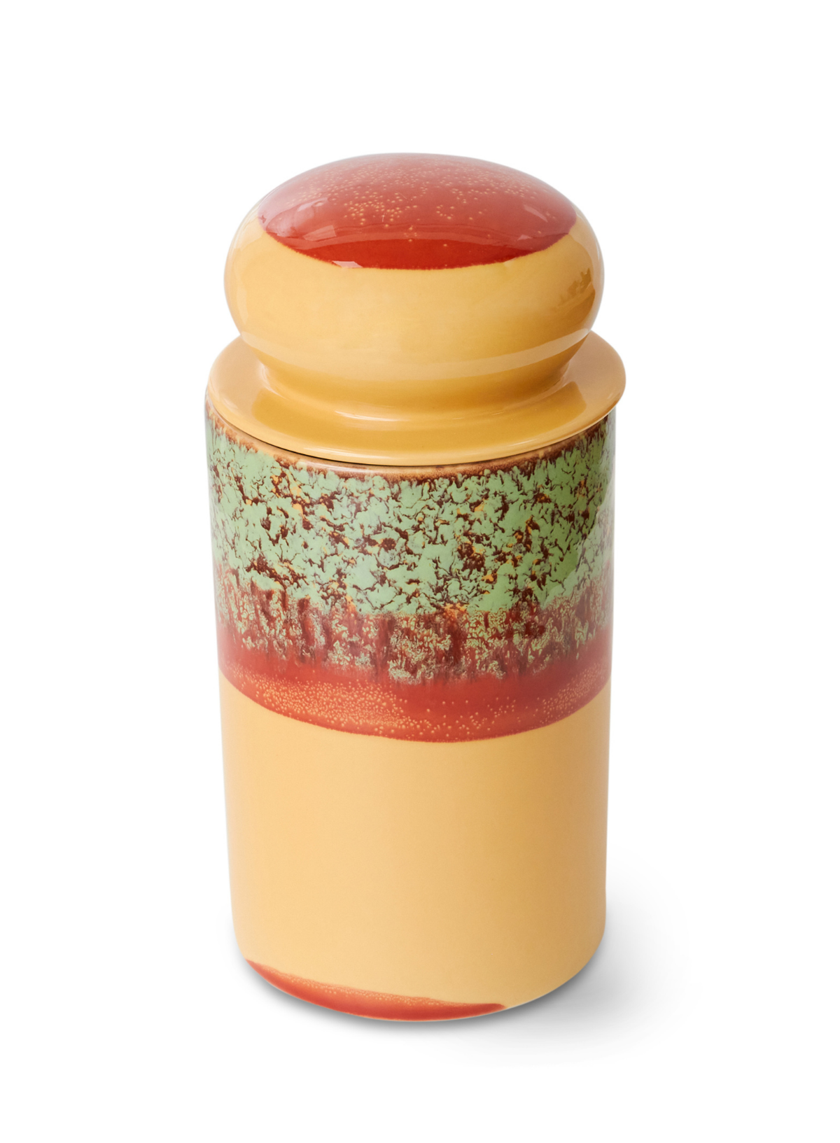 HK Living 70s Ceramics Storage Jar in Cove