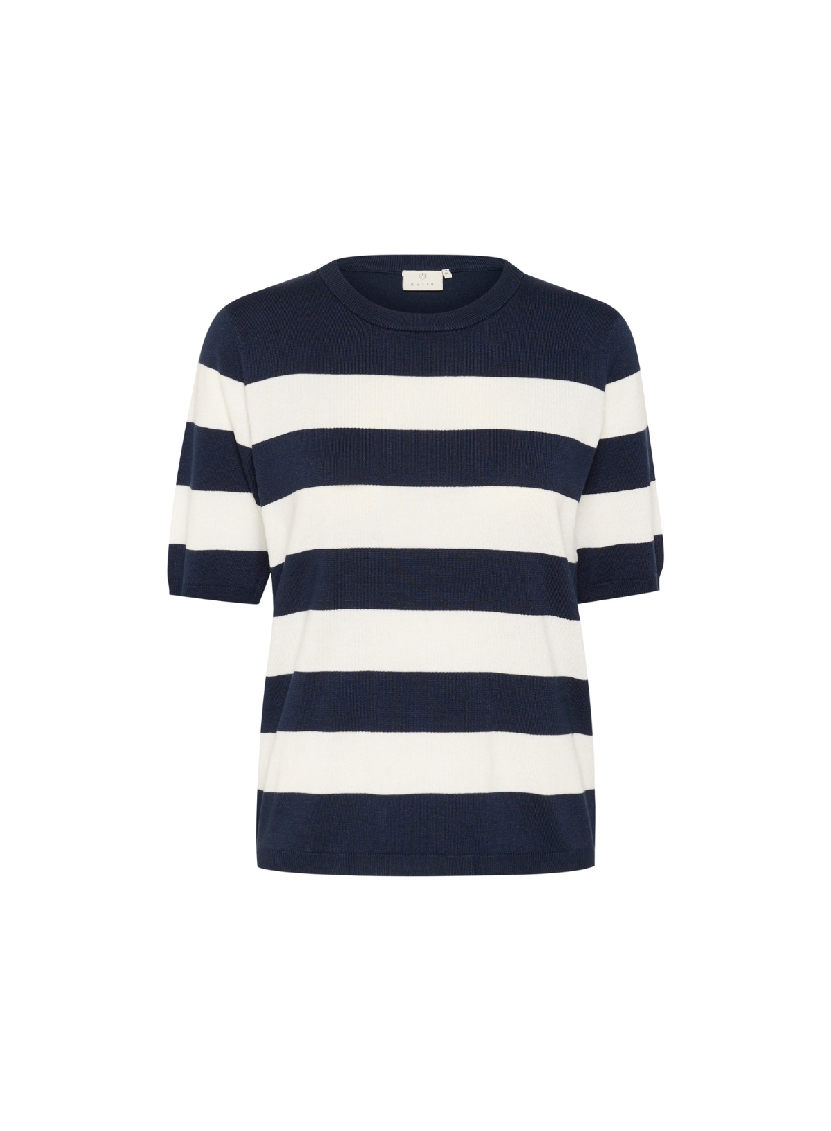 Lizza Striped Knit in Midnight/Chalk Wide Stripe from Kaffe