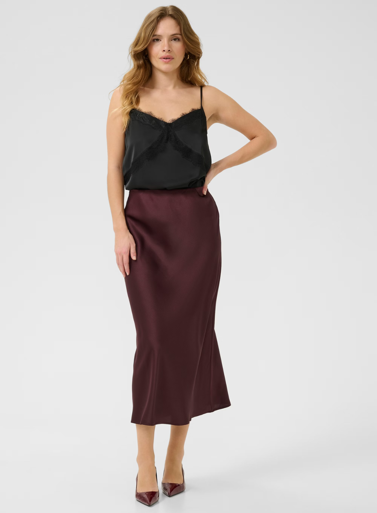 Lotte Skirt in Fudge from Kaffe
