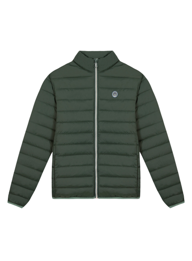 Saou Puffy Jacket in Dark Green from Faguo