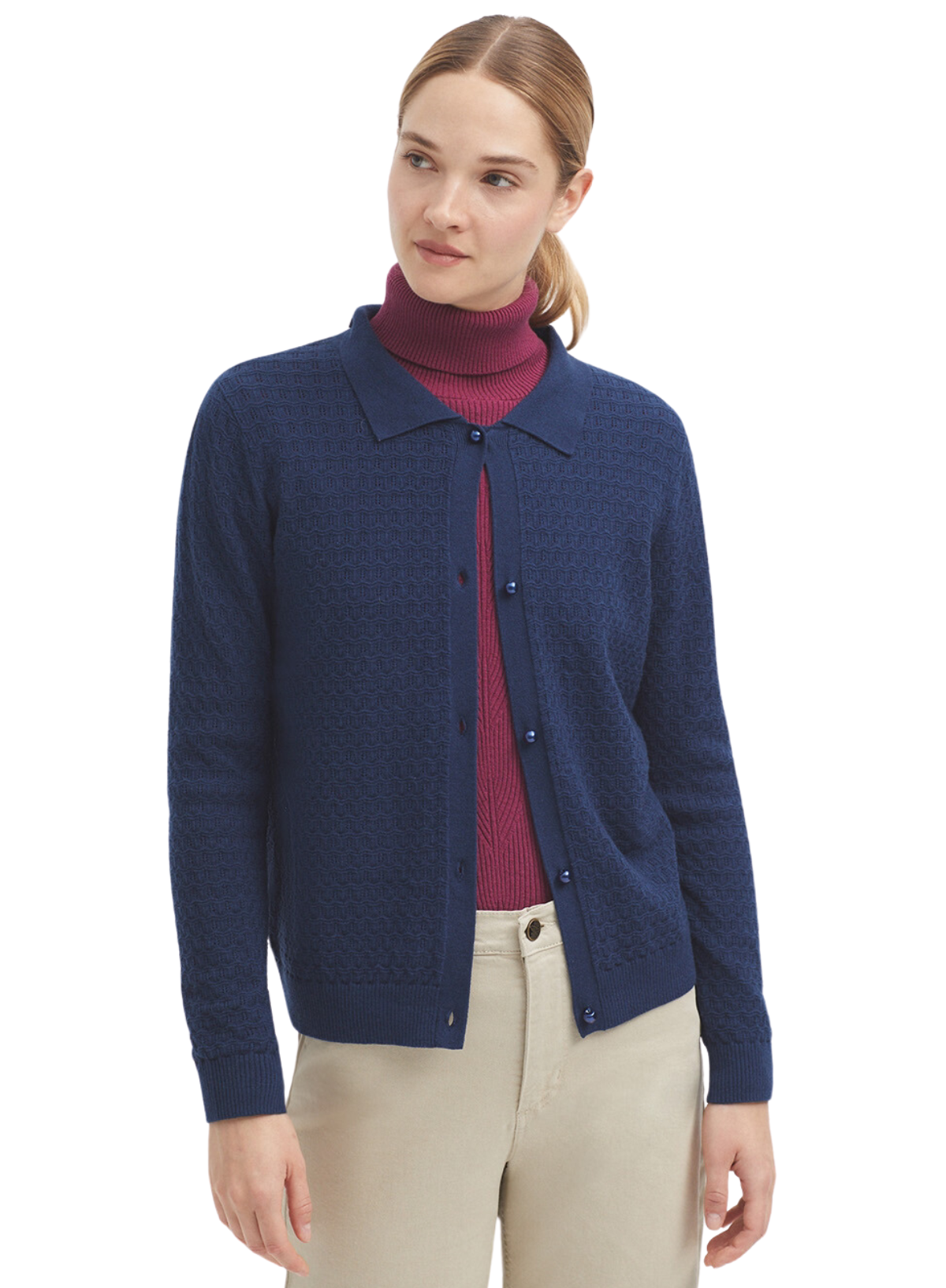 Open Work Jacket with Polo Collar from Nice Things