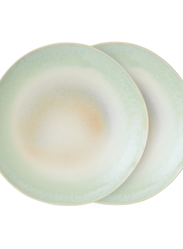 70s Ceramics Dinner Plate in Palms from HK Living