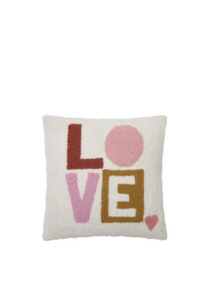 Love Collage Hook Cushion from Peking Handicraft