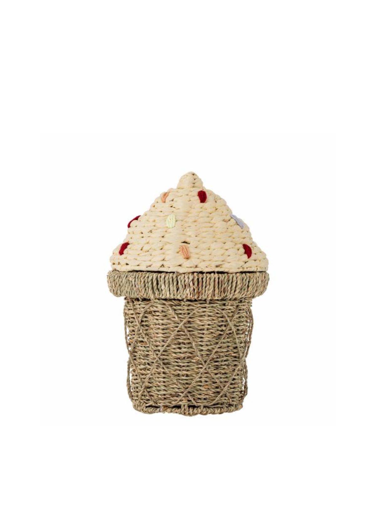 Small Seagrass Cillie Basket with Lid