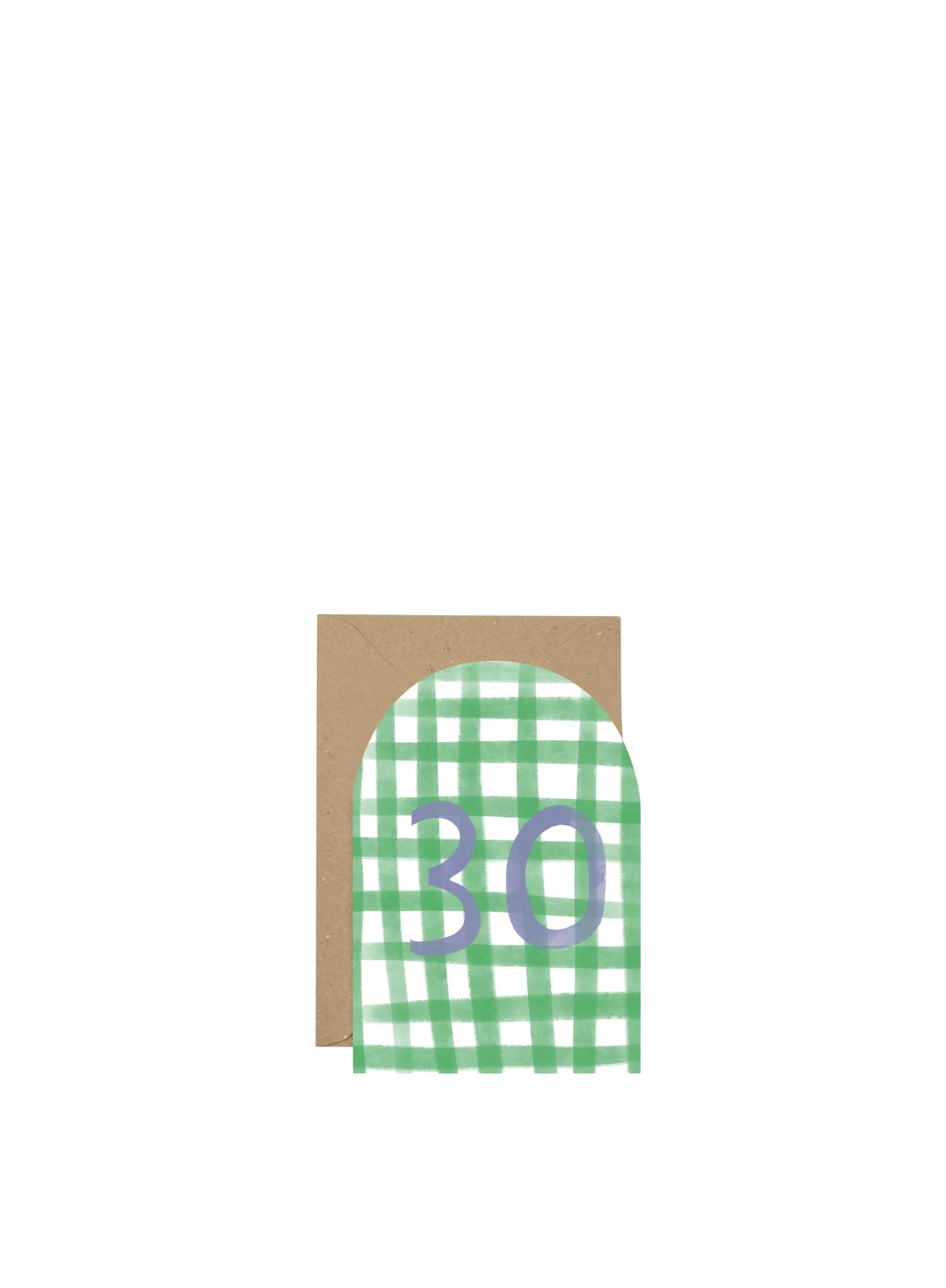 30 Gingham Card from Plewsy