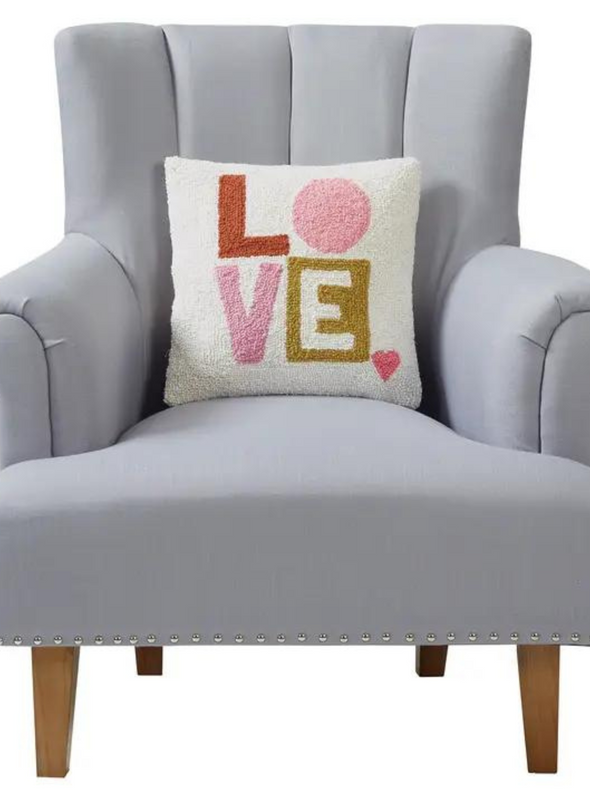 Love Collage Hook Cushion from Peking Handicraft