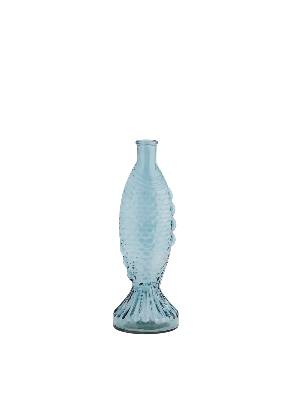 Large Blue Fish Glass Vase from Madam Stoltz