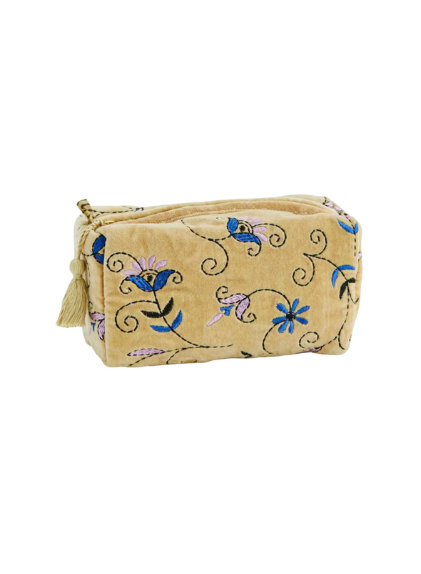 May Embroidered Wash Bag from Madam Stoltz