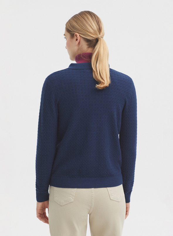 Open Work Jacket with Polo Collar from Nice Things