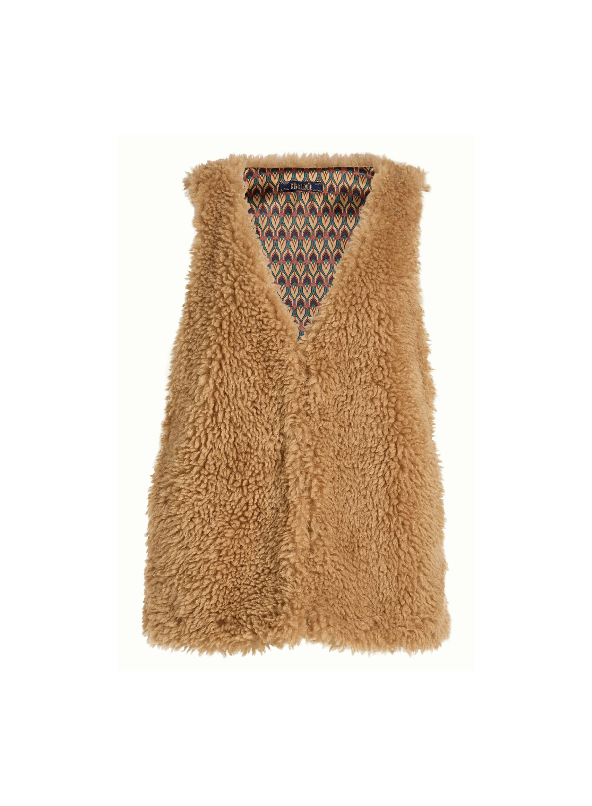 Cilla Gilet Boheme in Biscotti from King Louie