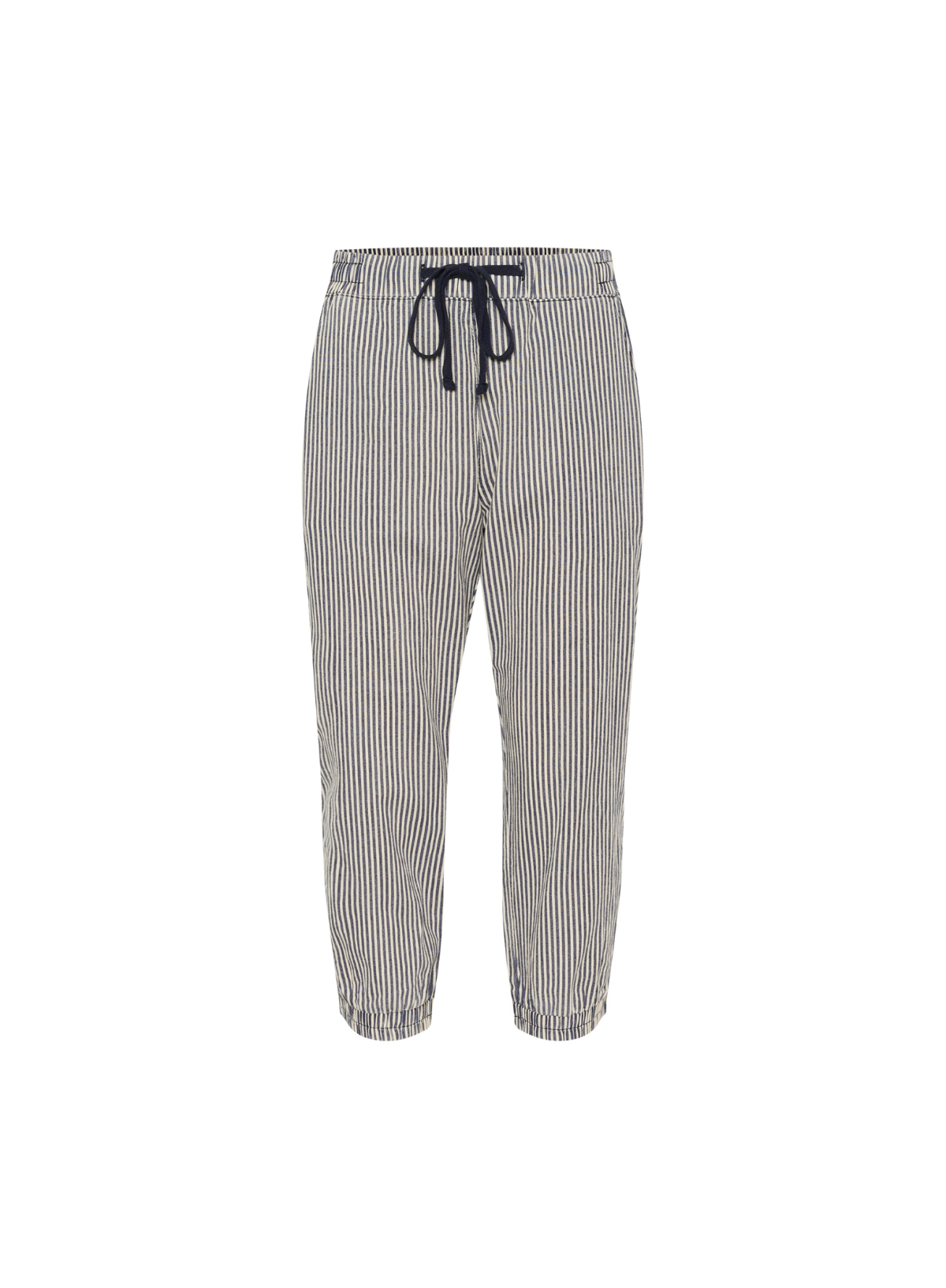 Naya Striped Capri Pants in Midnight/White from Kaffe