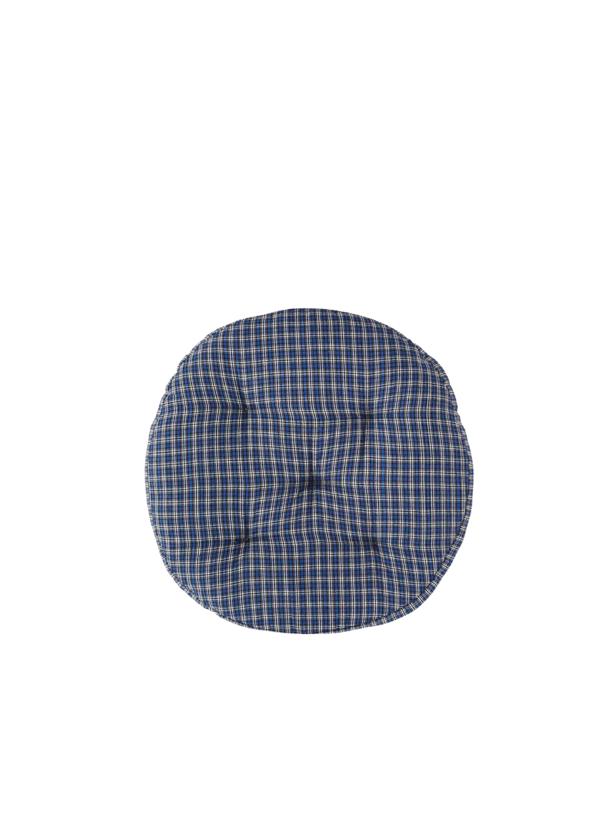 Checky Round Cotton Chair Pad from Madam Stoltz