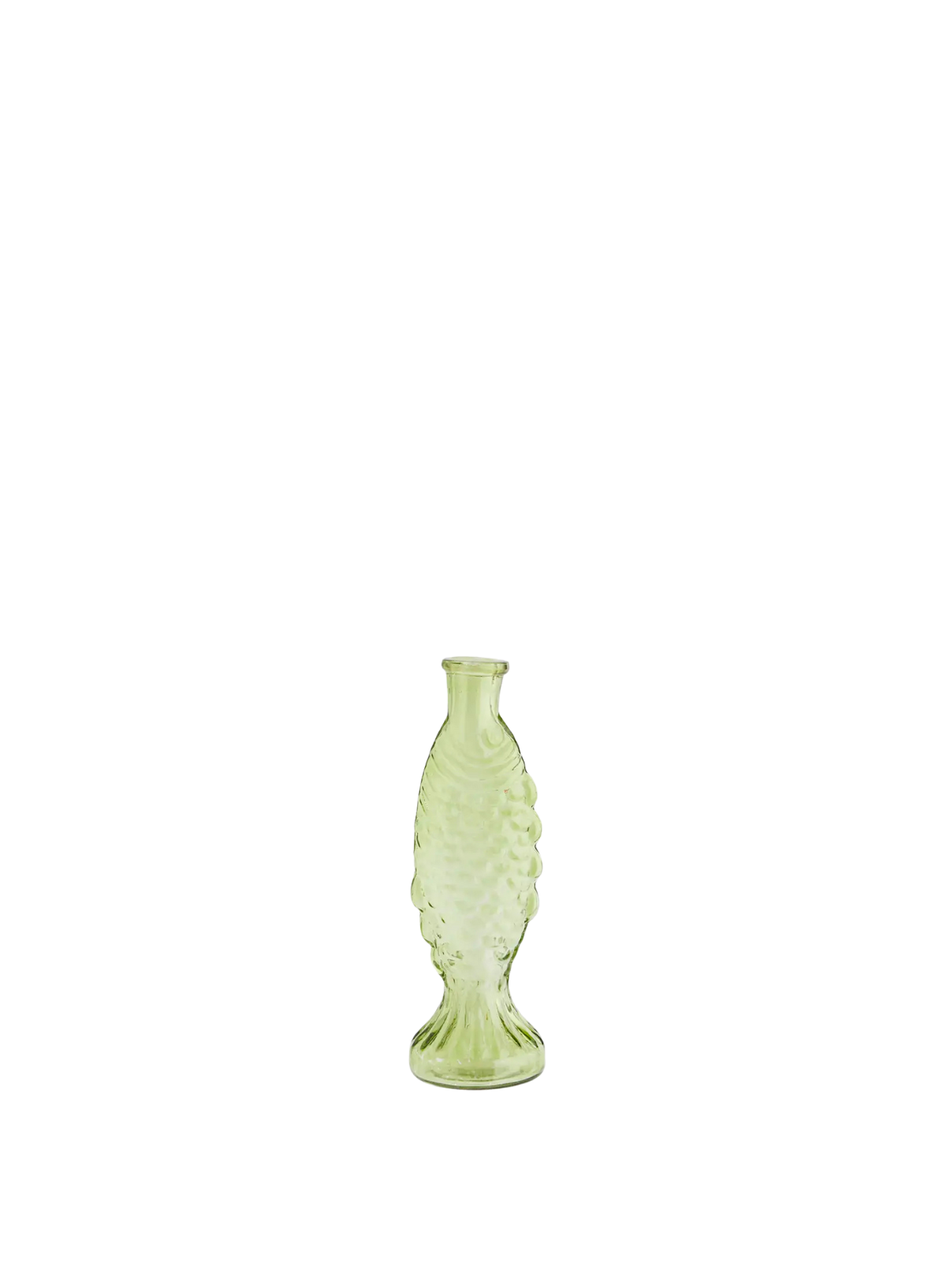 Small Green Fish Glass Vase from Madam Stoltz