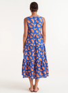 Midi Dress in Conversational Grapefruit Print from Compañia Fantastica