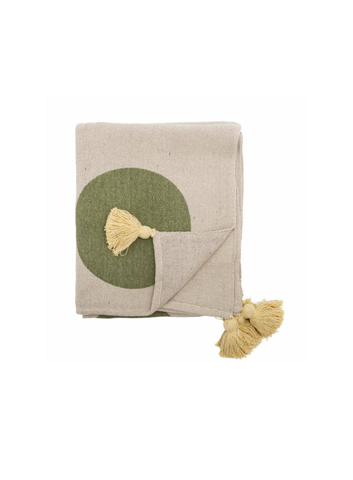 Clennie Nature Recycled Cotton Throw from Bloomingville