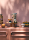 70s Ceramics Cookie Jar in Kelp from HK Living