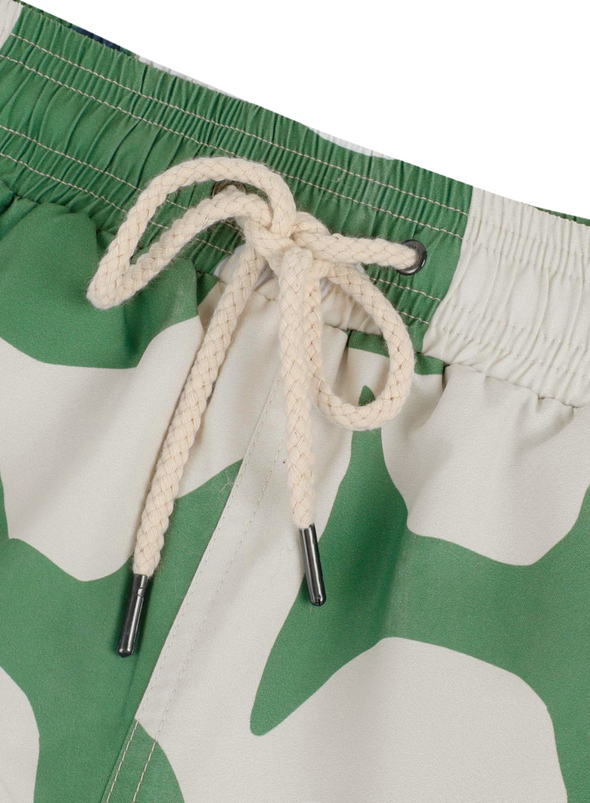 Mimizan Swim Shorts in Ecru Pattern from Faguo