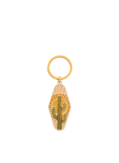 Cactus Enamel Keychain from Cai & Jo