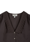 Babette English Embroidery Blouse in Bitume from Emile & Ida