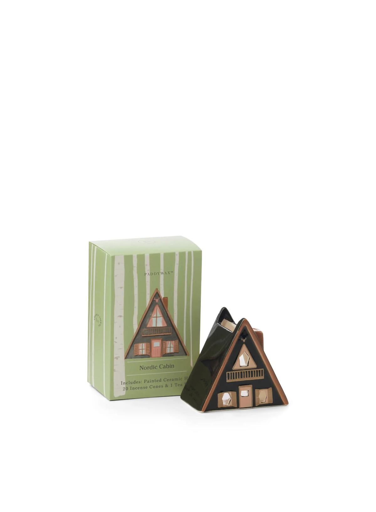 No. 01 Nordic Cabin Incense & Tea Light Holder from Paddywax