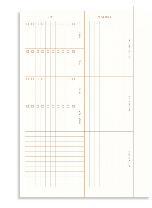Desk Planner in Linen from A-Journal