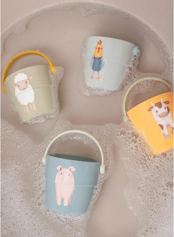 Farm Bath Cups from Little Dutch