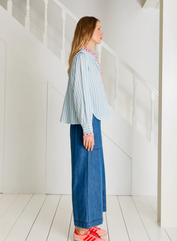 Etienne Shirt in Chalk/Neon from Bonté