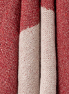 Red Jolly Recycled Cotton Throw from Bloomingville