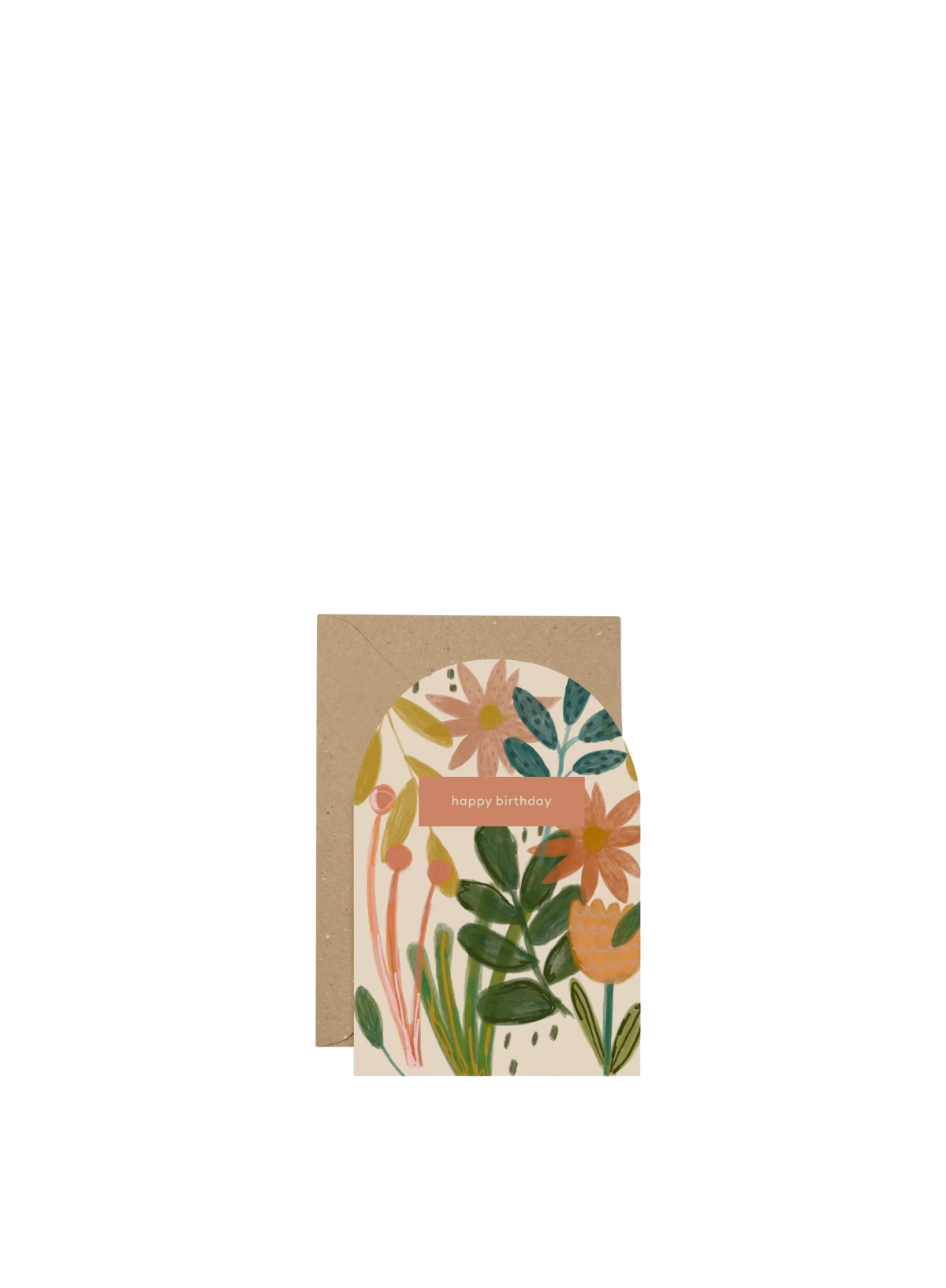 Happy Birthday Floral Card from Plewsy