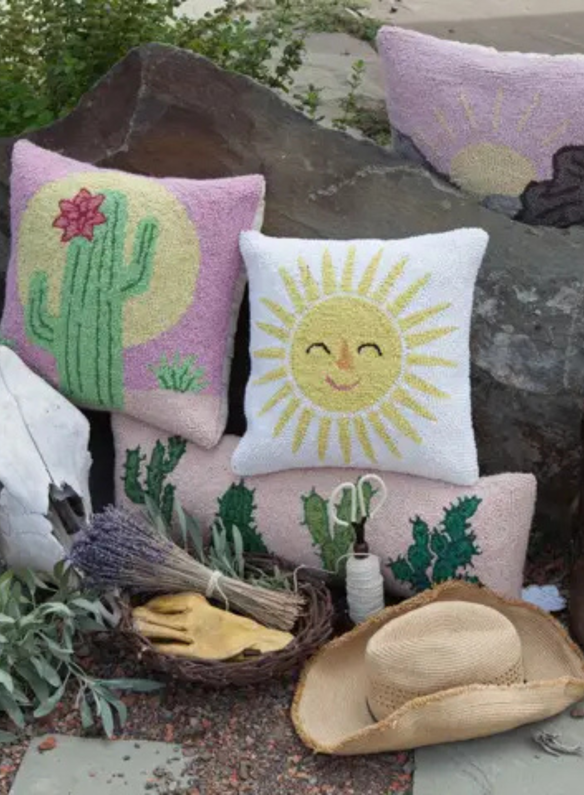 Sun Hook Cushion from Peking Handicraft