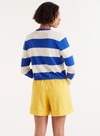 Long Sleeve Jersey in White/Blue from Compañia Fantastica
