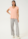 Lise T-Shirt in Peach Nectar from Kaffe