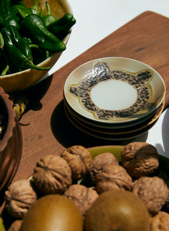 70s Ceramics Saucer in Rocky from HK Living