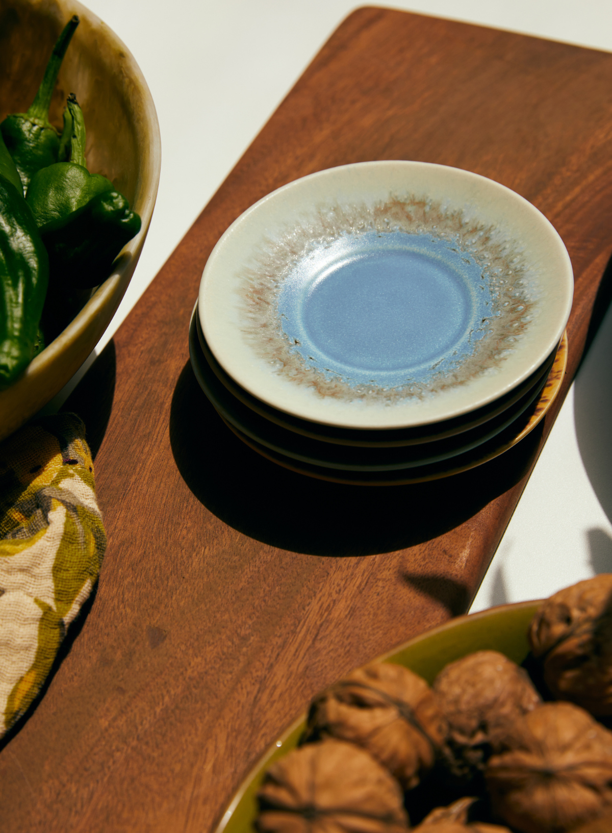 HK Living 70s Ceramics Saucer in Azure