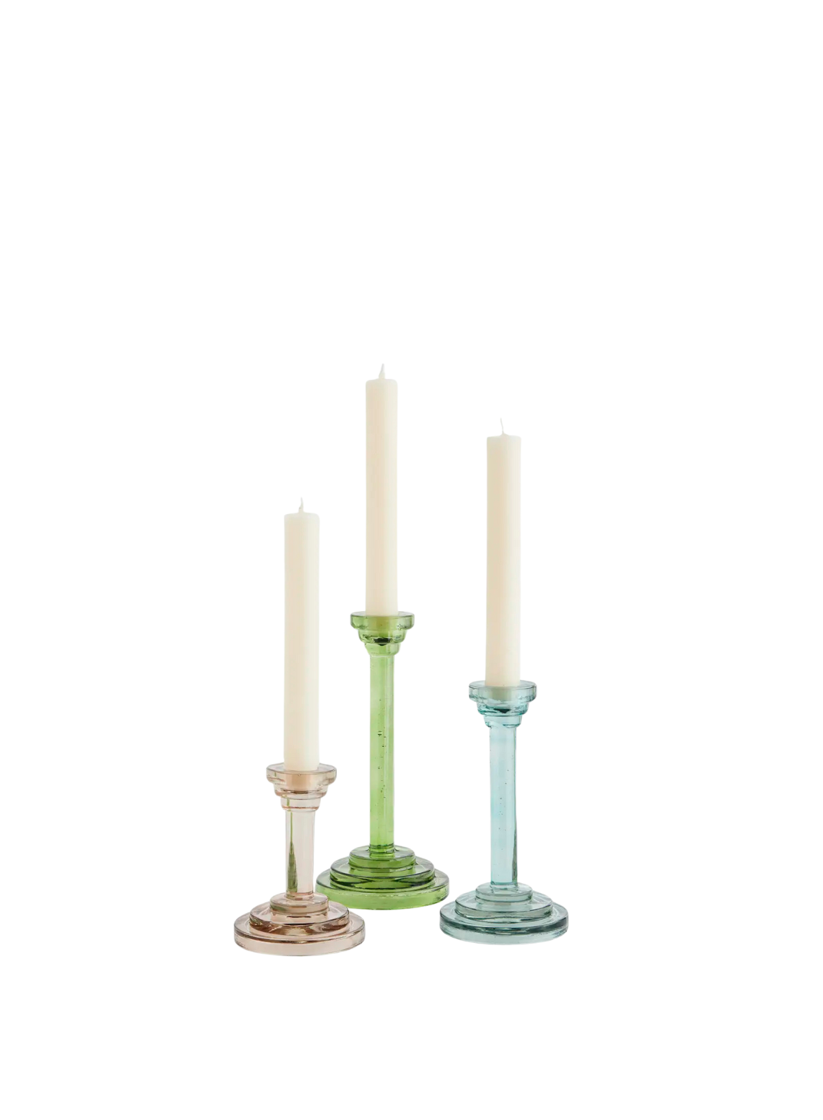 Pillar Glass Candle Holder from Madam Stoltz